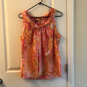 Sleeveless summer blouse